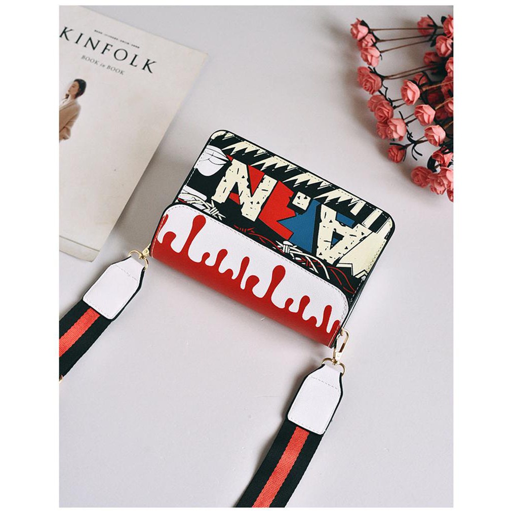 FYGALERY FYG1134 Tas Selempang Motif Kartun Perempuan Slingbag Cartoon Fashion Wanita Sling Bag Korea Murah