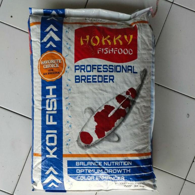 NEW STOCK Hokky profesional breeder 10kg pakan koi makanan ikan koi berkiualitas