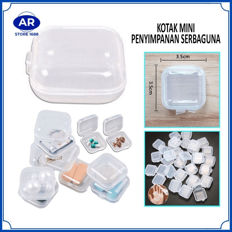 AR KOTAK MINI PENYIMPANAN SERBAGUNA / TEMPAT PERHIASAN AKSESORIS KECIL