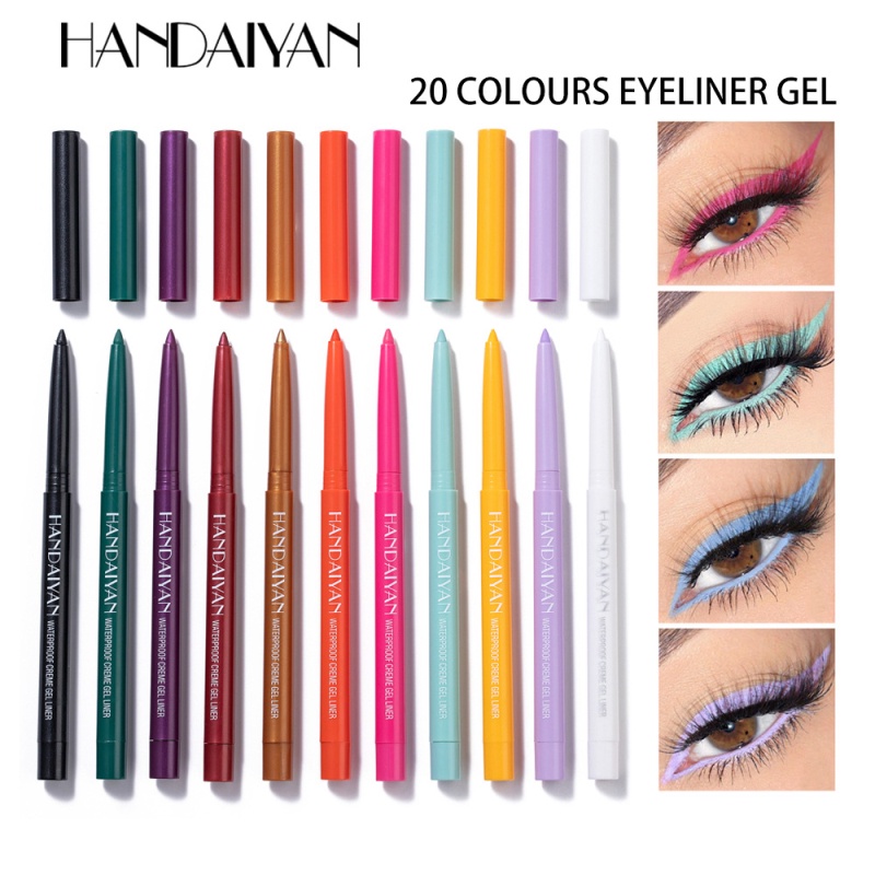 PENSIL EYELINER HANDAIYAN MATTE TAHAN AIR 20 WARNA PILIHAN