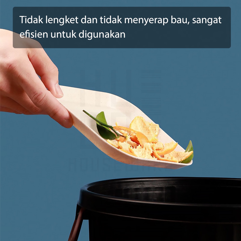 HUGO Piring Persegi Bahan Jerami Serat Gandum Piring Plastik Piring Cemilan Serbaguna Microwaveable