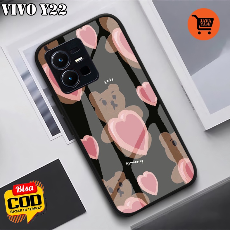JAVA CASE - CASE BEAR VIVO Y22 CASING VIVO Y22 GLOSY 2D VIVO Y22