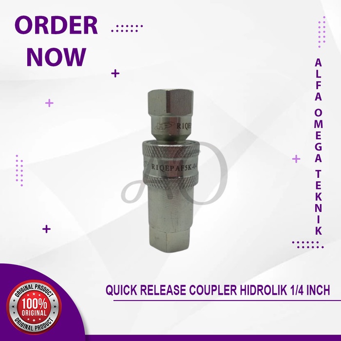 Best Seller Quick Release Coupler Hydraulic Bsp 1/4 Inch Hidrolik 1/4" Bsp