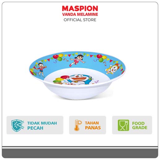 Maspion Vanda Melamin Mangkok Bakso 7 Inch Doraemon Birthday