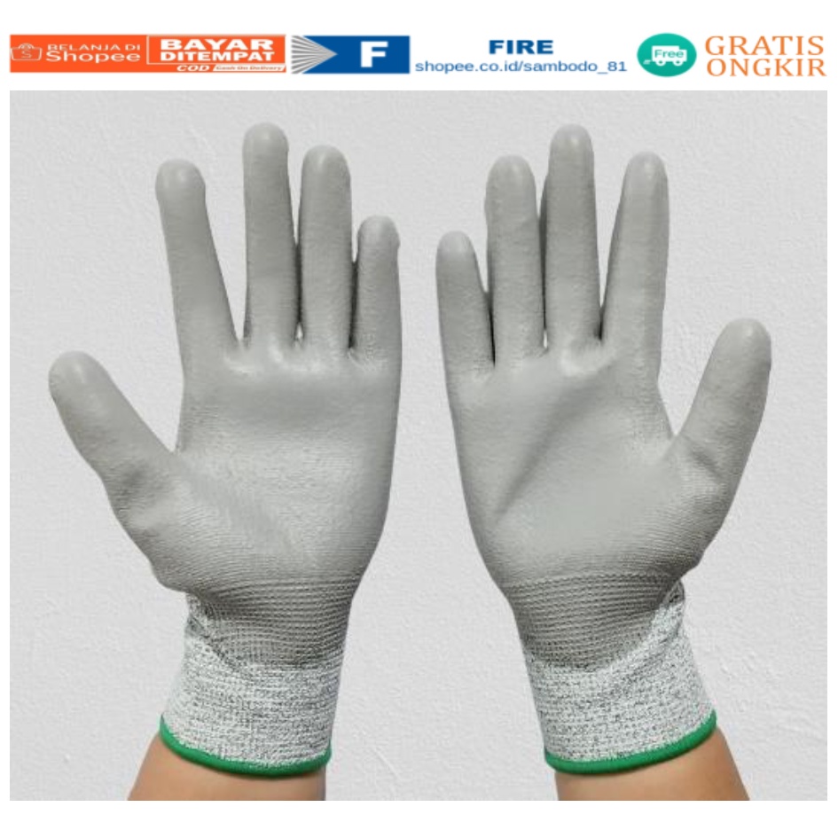 Uci Safety Resistant Gloves - Sarung Tangan Anti Sayat - Anti Senjata tajam - Anti Pisau