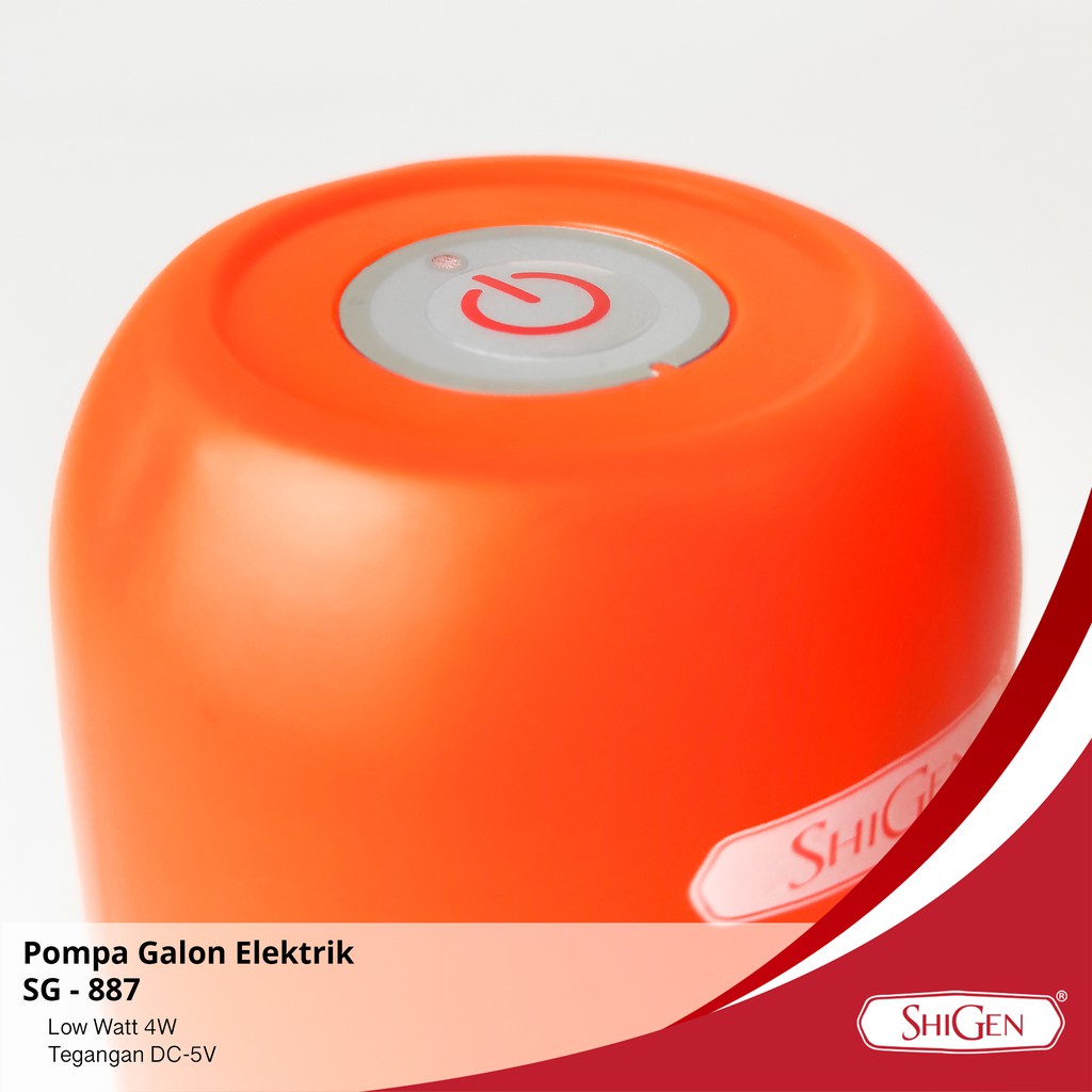 Pompa Galon Elektrik Recharge Dispenser Air Galon Charge Shigen SG-889 LED