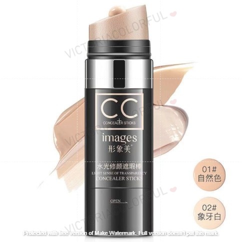 HYMEYS/IMAGES Cream Concealer Melembabkan & Memutihkan Wajah Air Cushion CC Stick Images