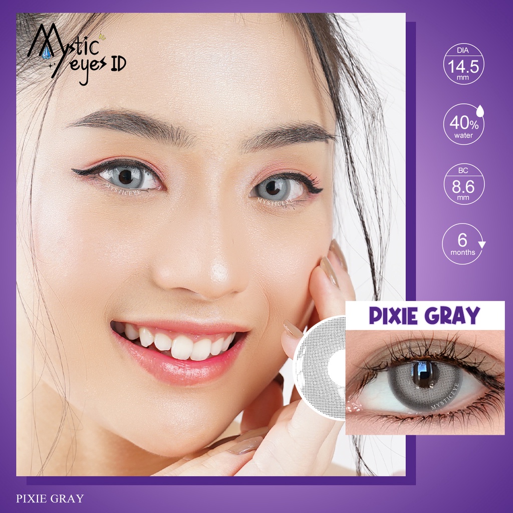 [✅COD] MYSTICEYES SOFTLENS PIXIE SERI LENSA KONTAK NORMAL 14.5MM