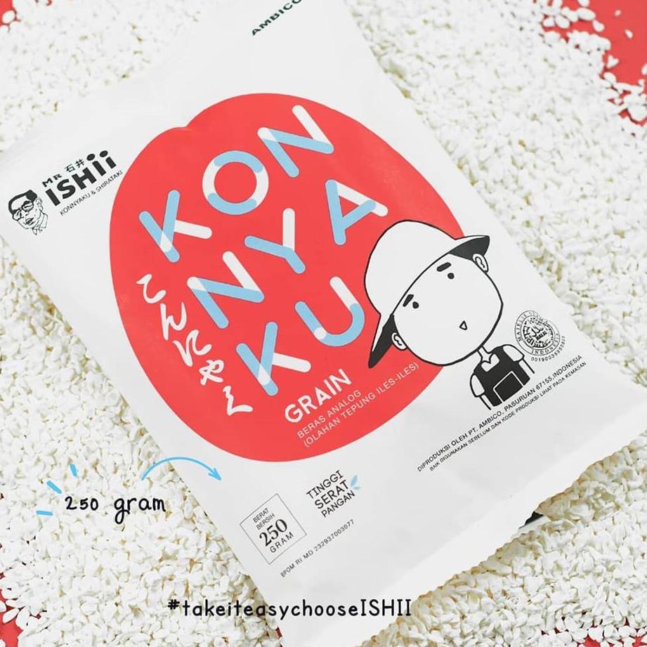 

♠ Beras Diet Shirataki Konnyaku Grain 250g - Mr Ishii Beras Porang ✵