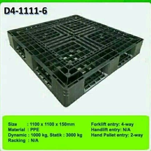 

Terlaris Palet Plastik Baru 110X110X15 Merk Sanko