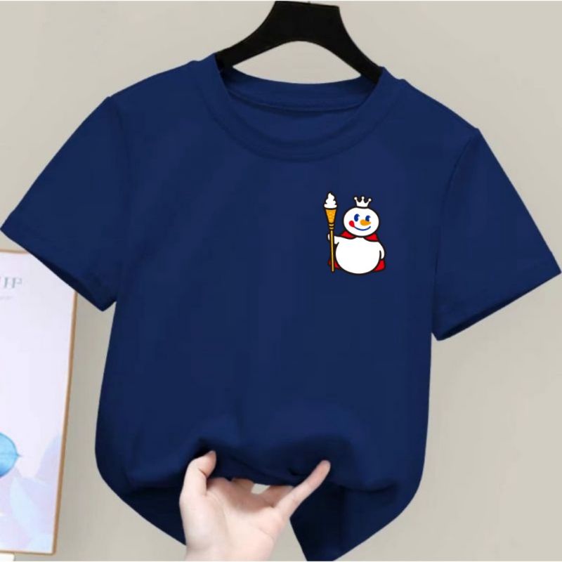 Kaos Anak Cowok/Cewek Mixue Baju Anak Lengan Pendek Kaos Distro Anak Laki Laki Kaos Oblong Anak Anak