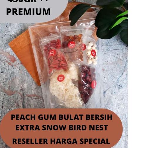 

♟ Paket Peach Gum Dessert 450gr TERMURAH!! Bahan PREMIUM 11 Varian ➣