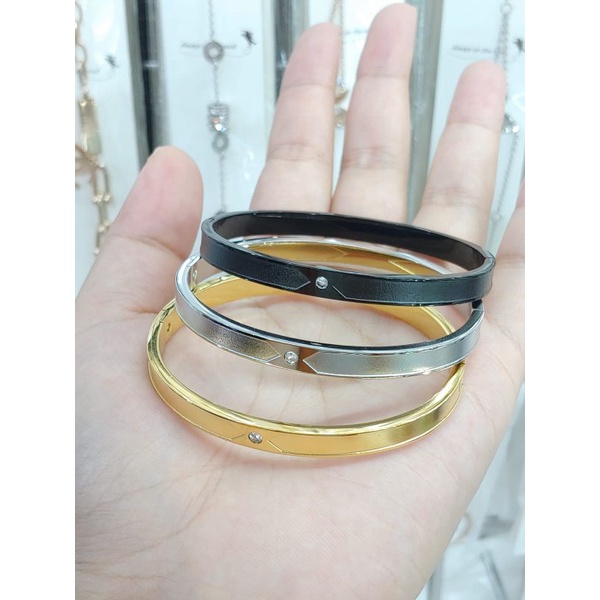 gelang titanium 3 warna anti karat anti luntur