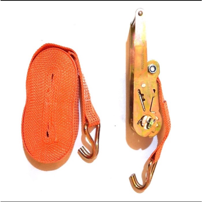 

Terlaris Ratchet Tie Down Iwa Tali Pengikat Barang Mobil Bak Kargo 2Ton 2"X10M