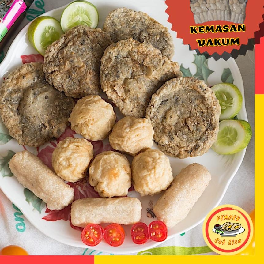 

❀ PEMPEK PALEMBANG KECIL PAKET CAMPUR ISI 20PCS/1KG + CUKO PEMPEK FROZEN MAKANAN BEKU FROZEN FOOD ♣