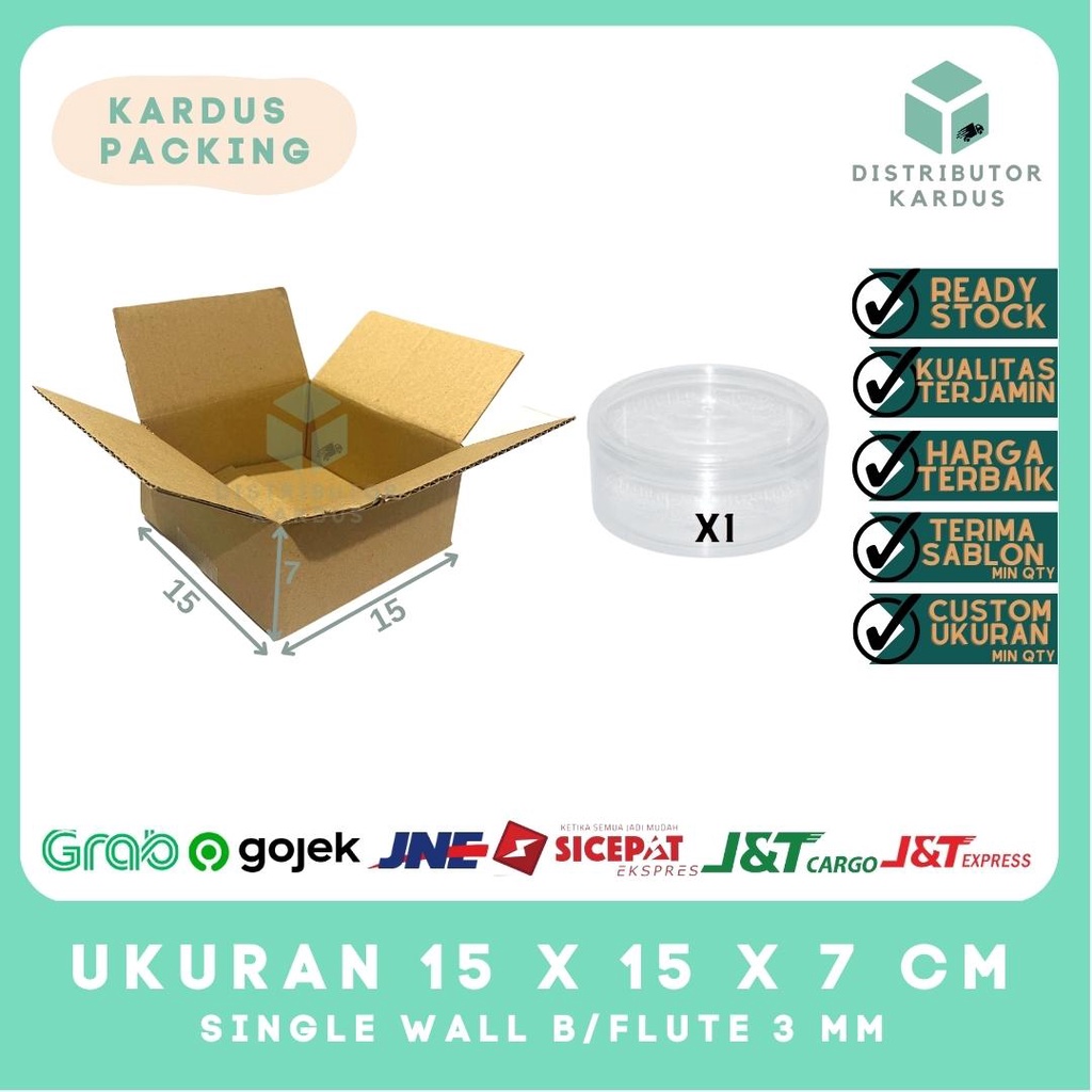 

Kardus Box Karton Packing 15x15x7 MURAH