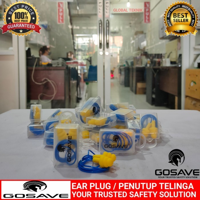 Earplug Ultrafit Corded, Telinga Ear Plug Reusable Penyumbat Kuping