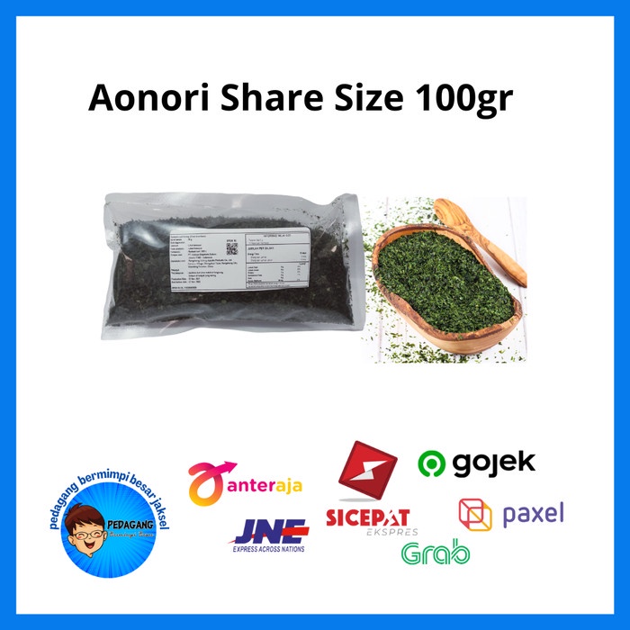 

Aonori share size - ukuran 100gr Aonori repack