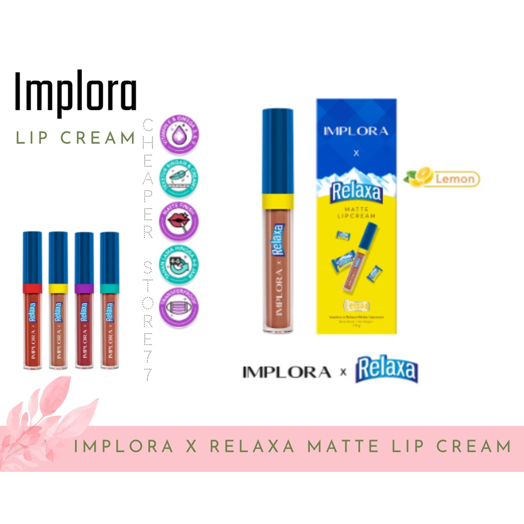 IMPLORA - IMPLORA X RELAXA LIP CREAM