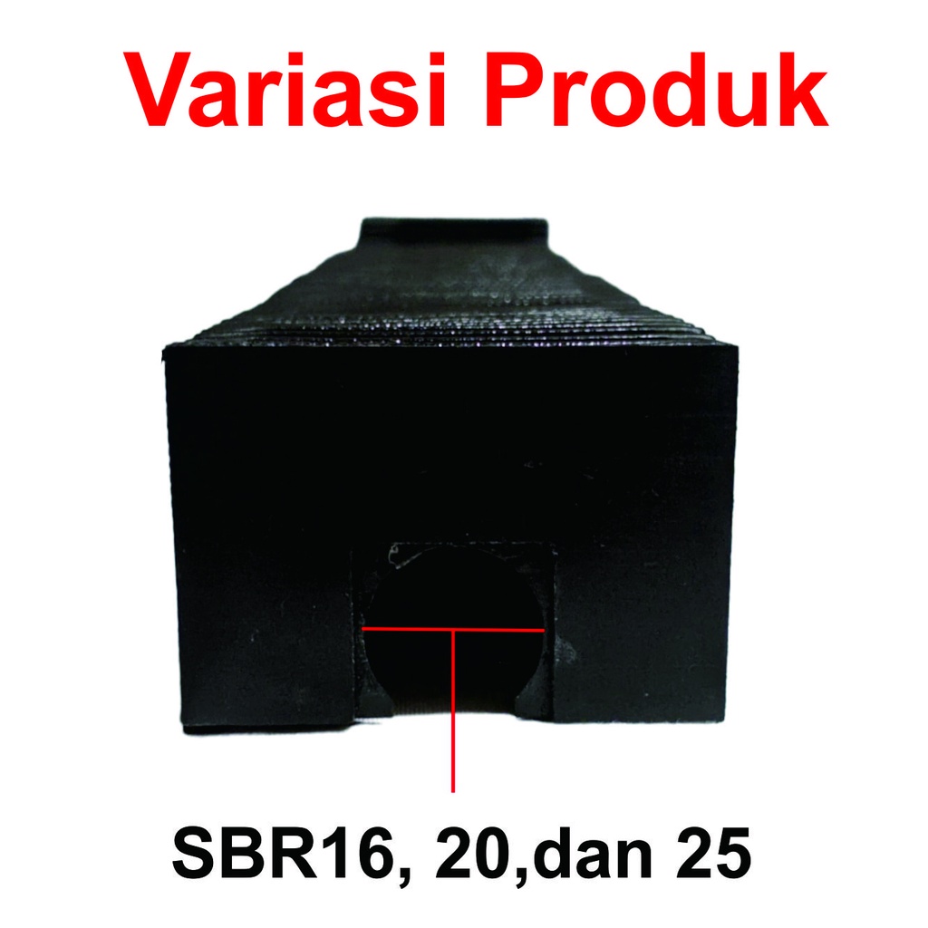 [HAEBOT] Dust Cover Rail CNC SBR SBR16 SBR20 SBR25 Penutup tahan Debu Pelindung Lintasan Linear Rel 16 20 25