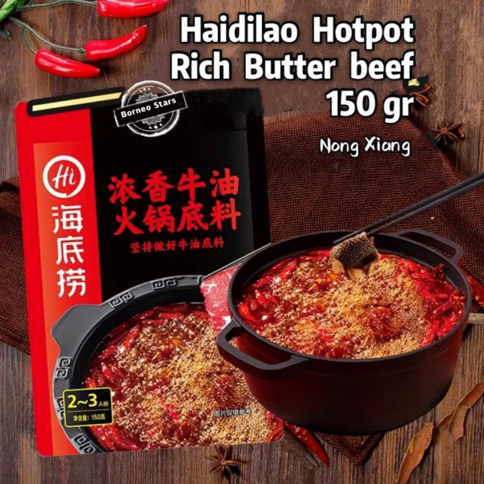 

Haidilao Bumbu Hotpot Rich Butter beef 150 gram/