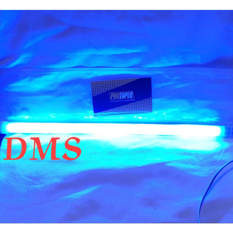 LAMPU ALIS RUNNING 30cm BIRU / LAMPU FLEXIBEL RUNNING BIRU / LAMPU KOLONG