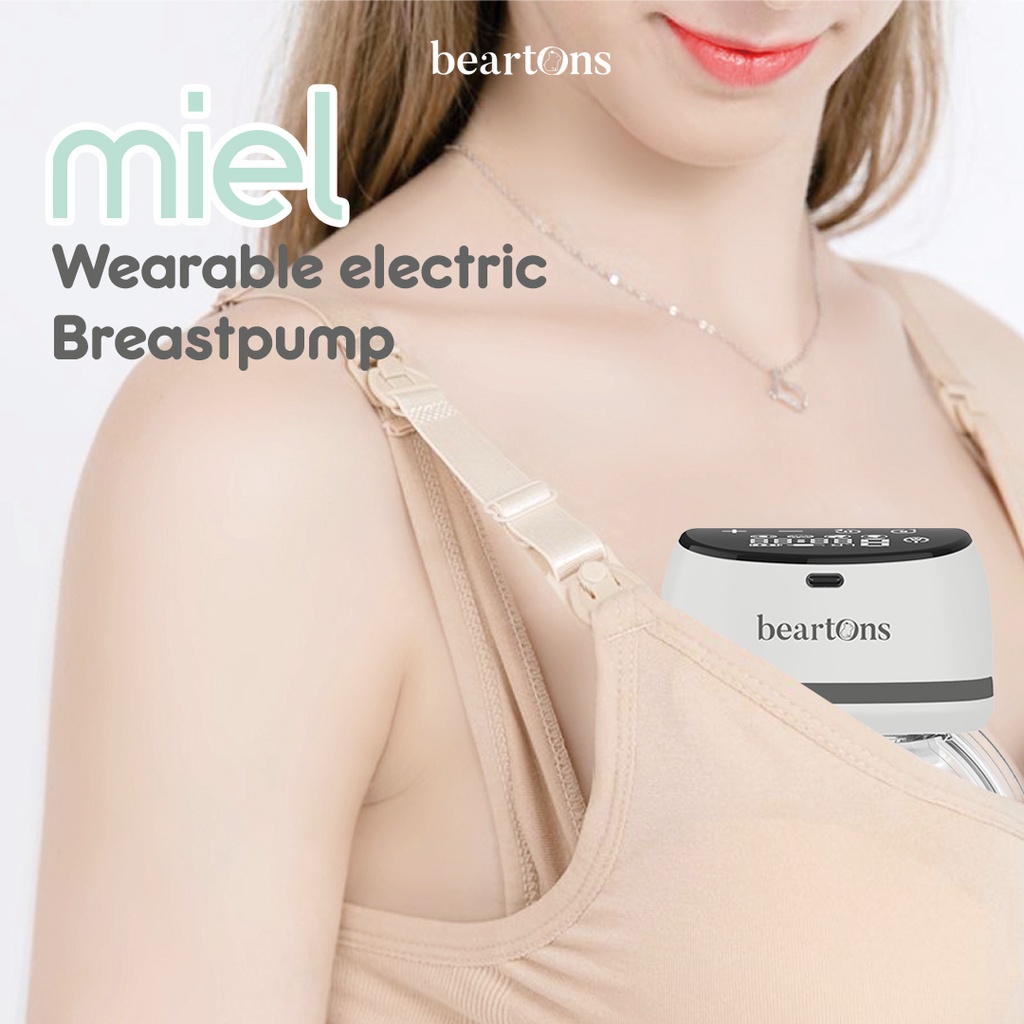 BEARTONS MIEL Pompa ASI Elektrik Handsfree Wearable Breast Pump by BEBETONS