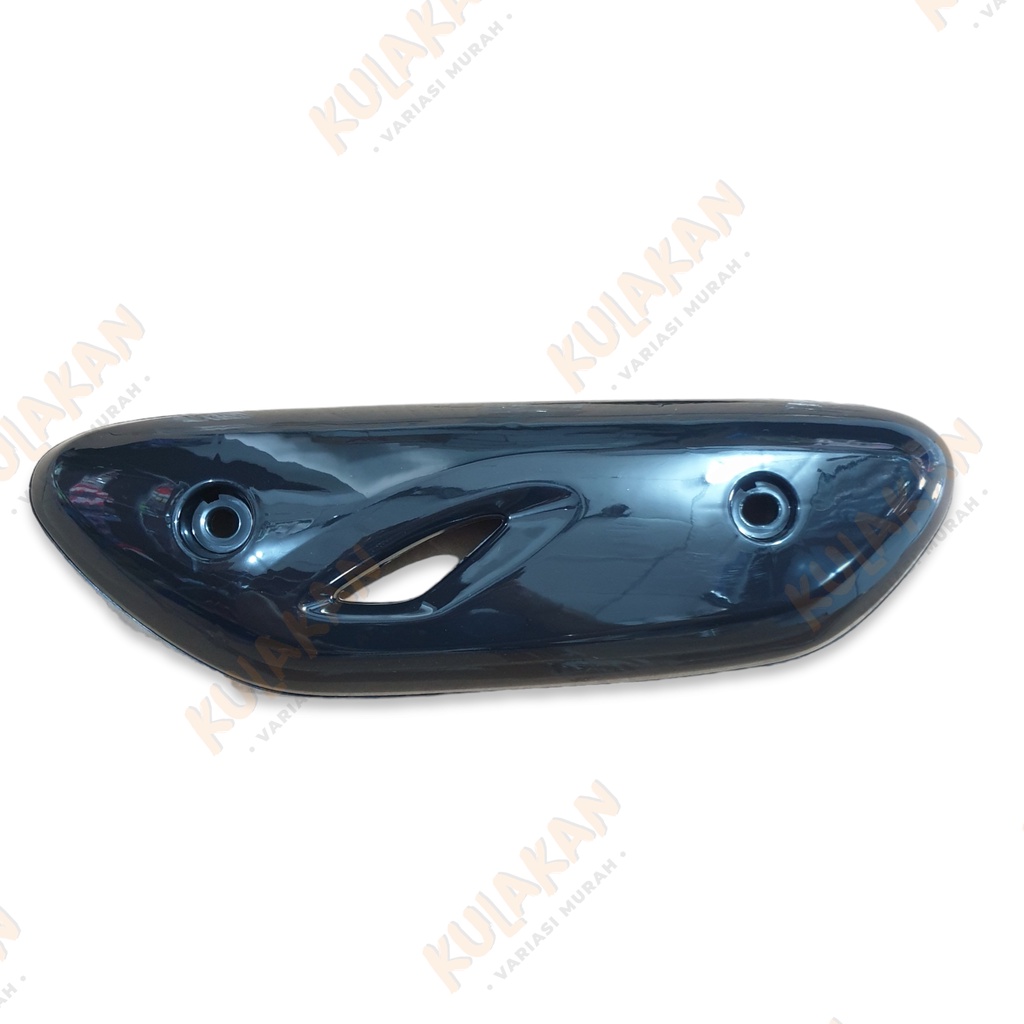 Tameng Cover Knalpot Scoopy New 2020 2021 Skupi Hitam Glossy CKD