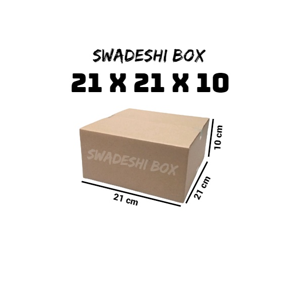 

kardus/karton/box uk. 21x21x10 cm untuk packing singlewall polos