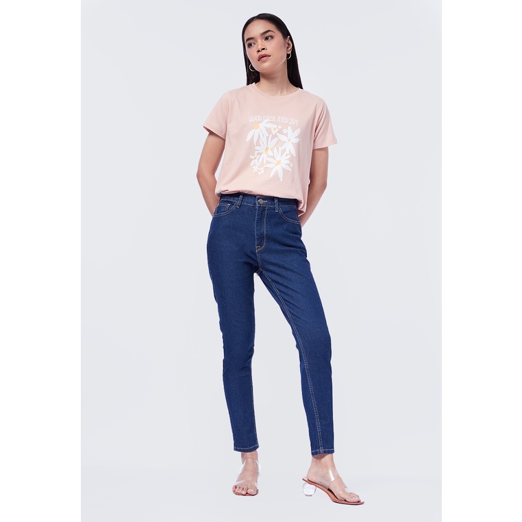 Executive Basic Skinny Fit Denim Pants Med Blue