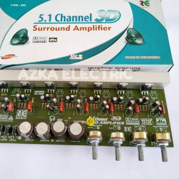 ♛ Kit Power Amplifier Aktif 5.1 Surround 3D ۩