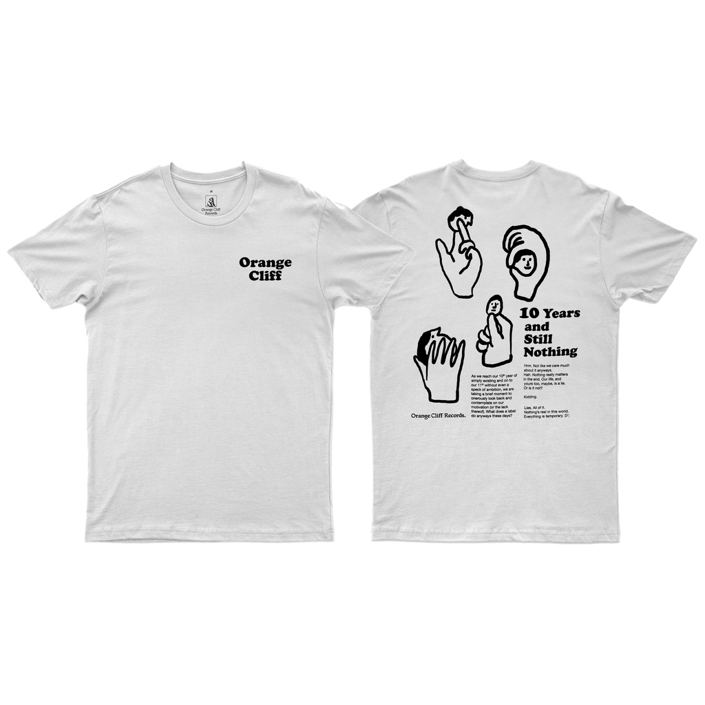 Tshirt ORANGE CLIFF - 10 Years And Still Nothing White