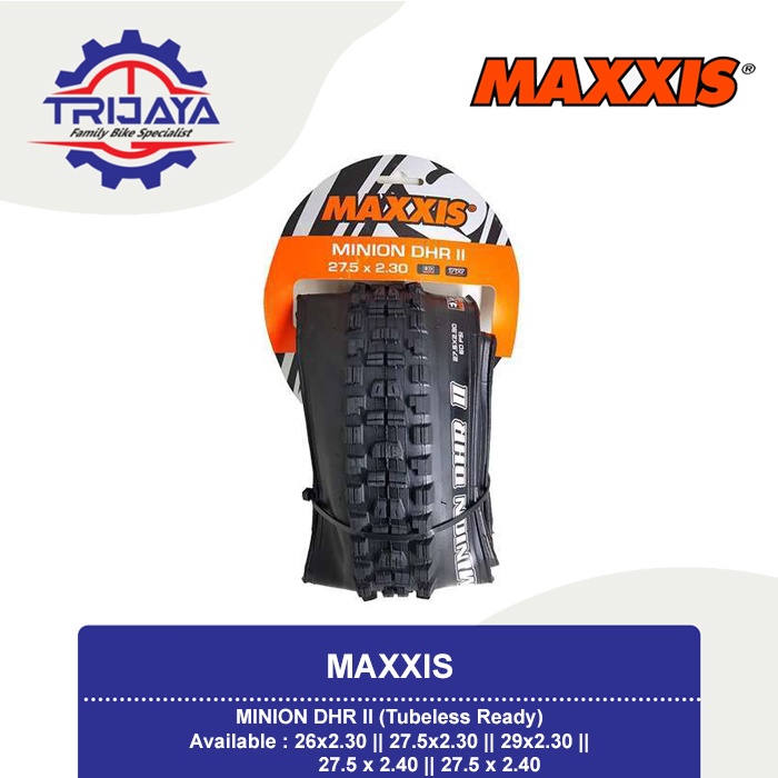 Maxxis Minion DHR II Kevlar Tire | Ban Luar Sepeda MTB / DH 26 / 27.5
