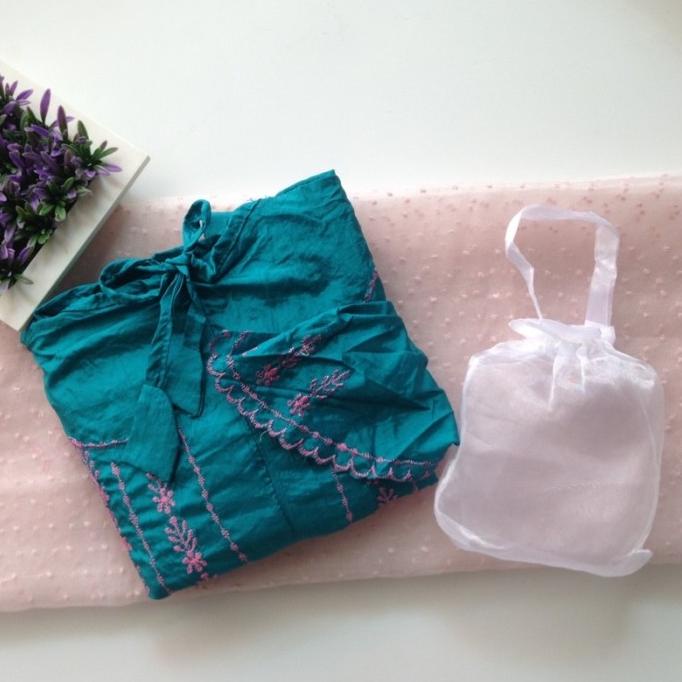 mukena parasut ponco terusan traveling