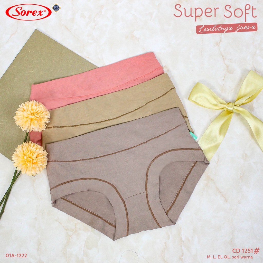 Celana dalam Sorex basic 1251 cewek wanita Super soft