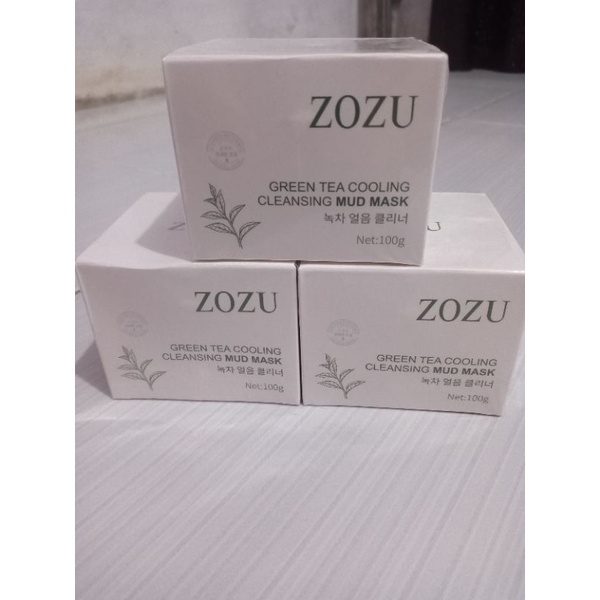 ZOZU GREEN TEA COOLING CLEANSING MUD MASK