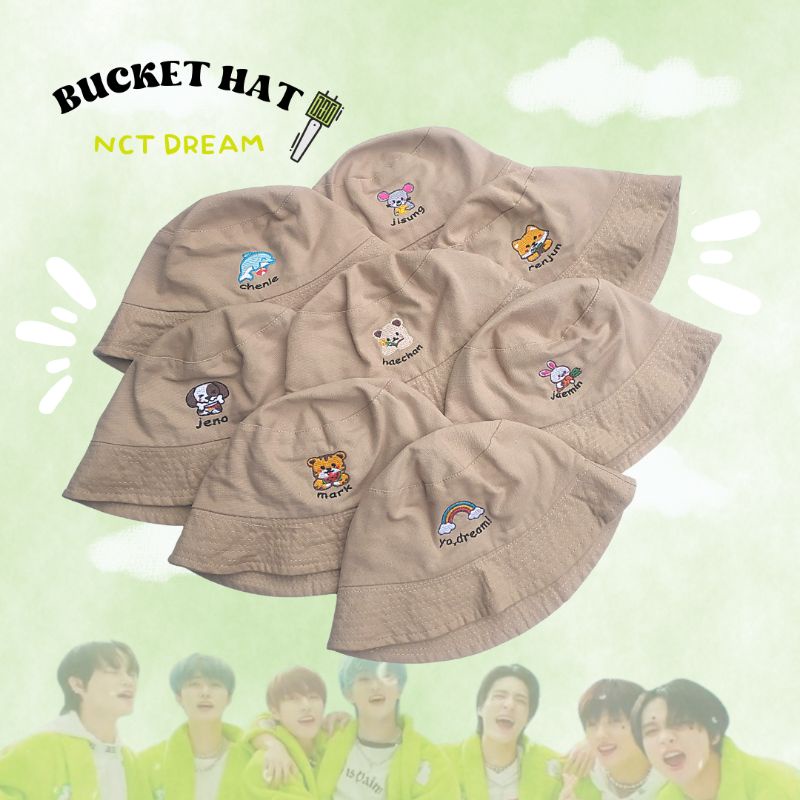 BUCKET HAT NCT DREAM | Topi Bucket Kpop NCT Jaemin Jeno Haechan