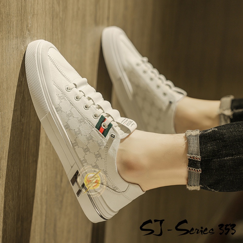 [OOS] Sepatu Sneakers Casual Pria Bisa Formal maupun Non Formal Kualitas Import Premium -353