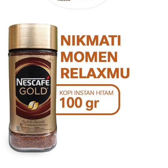 

☊ Nescafe Gold Kopi Instan Kopi Hitam Jar 100 gr ♠