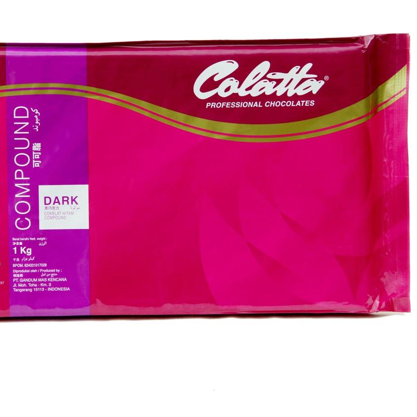 

➥ Cokelat Batang - Colatta Dark Chocolate Compound Kemasan 1kg !!! ☪