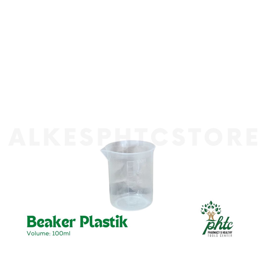 Beaker Plastik l Gelas Kimia Plastik 100ml