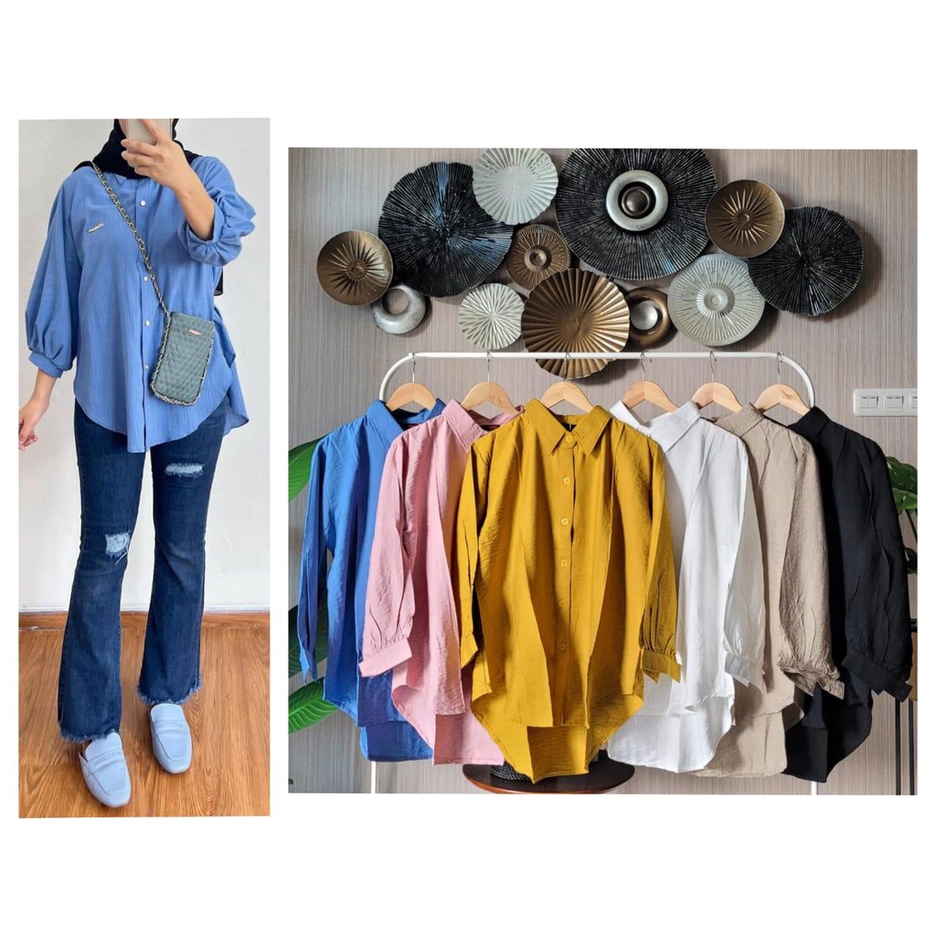 ANSARA SERUT By JEVANNI / KEMEJA WANITA / KEMEJA SERUT / JEVANNI