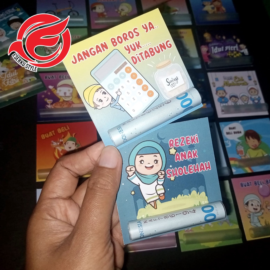 

Amplop Sedotan Isi 6/12/24 pcs Amplop/Angpao Lebaran THR Unik desain Menarik
