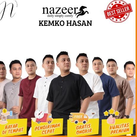 ☞ Kemeja Koko Pria Lengan Pendek Hasan Nazeer ♗