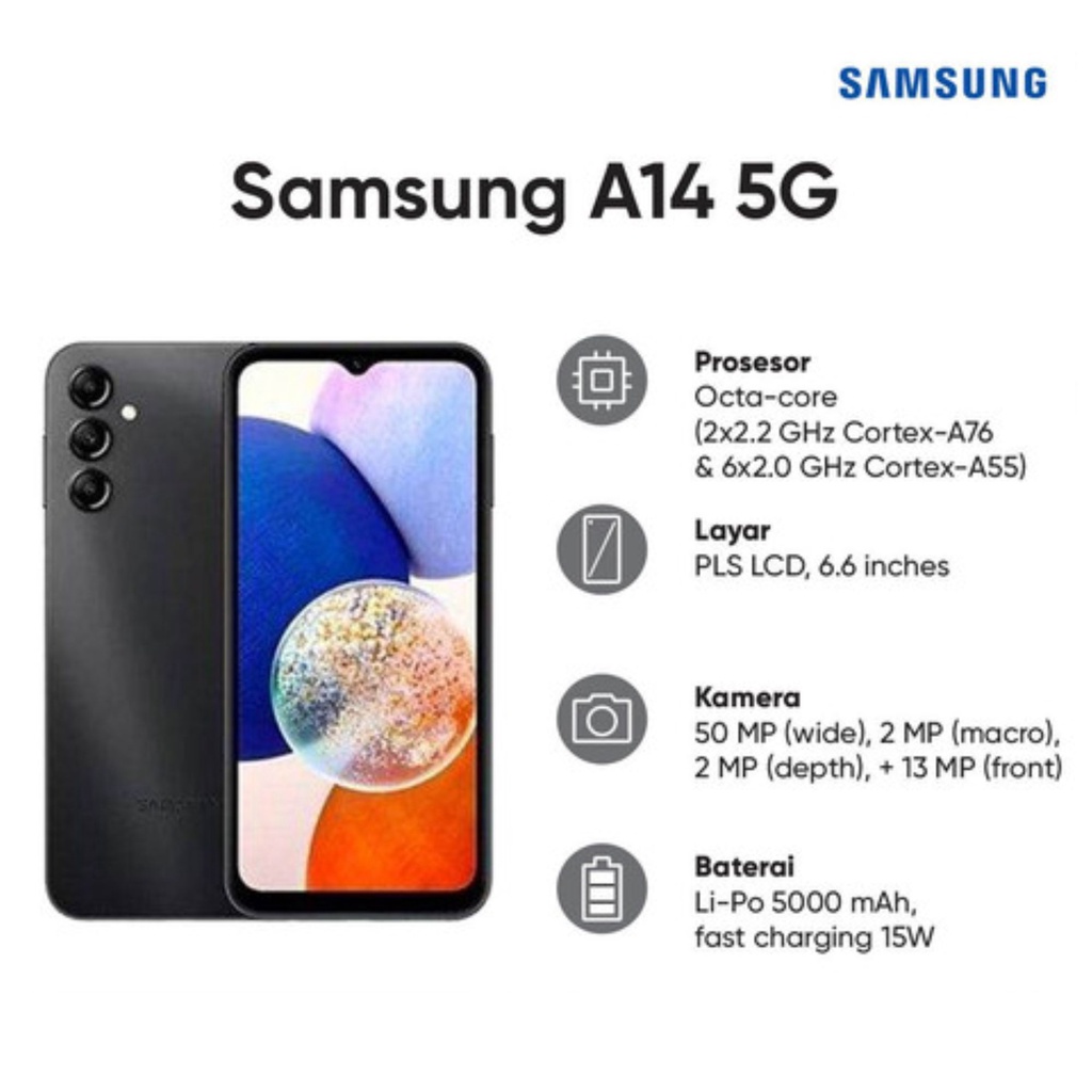 SAMSUNG GALAXY A14 5G 6/128GB