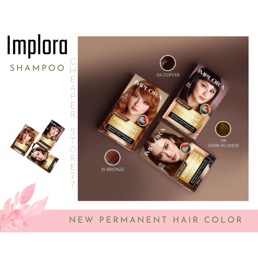 IMPLORA - Permanent Hair Color - Cat Rambut Permanen