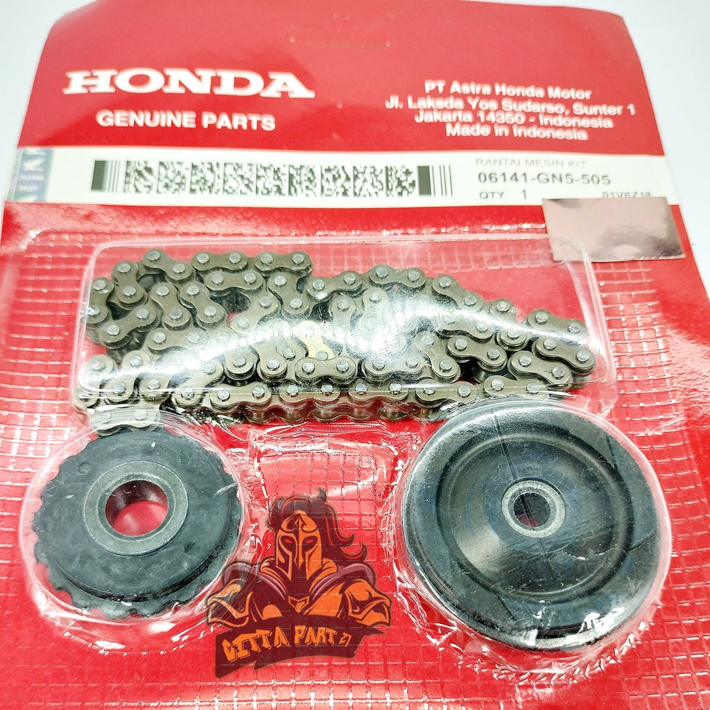 RANTAI KETENG SET KAMPRAT HONDA GN5 KUALITAS ASLI ORIGINAL HONDA AHM PRESISI TIDAK BUNYI TINGGAL PASANG KARET NYA TIDAK PECAH DAN DIAJMIN AWET GRAND ASTREA SUPRA X PRIMA WIN