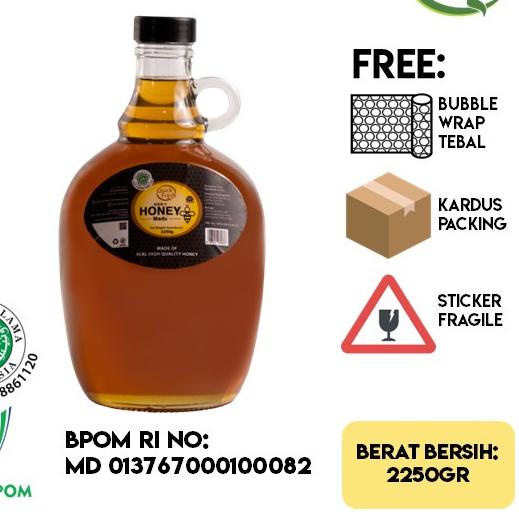 

● Quick Fresh Honey / Murni Asli 2250gr (Antique Bottle) ♧