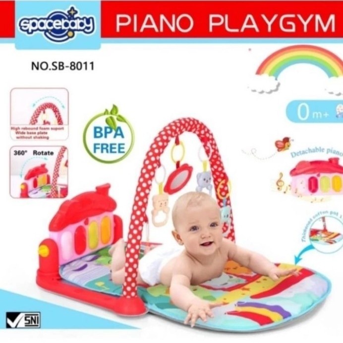 DISKON SHOPEE/ Spacebaby Piano Playgym / Playmat SB 8011