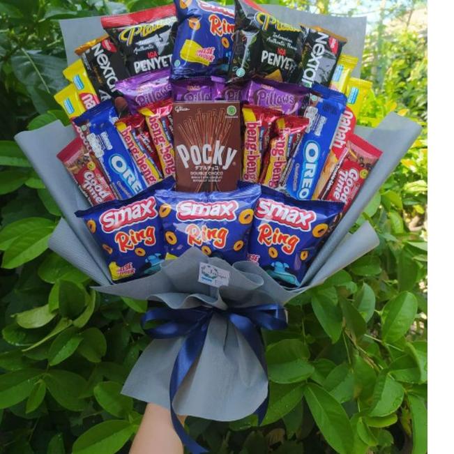 

Promo Sale (B) Buket BIG PREMIUM POCKY COKLAT BESAR/paket/bingkisan Snack Ulang Tahun/Ultah/ Wisuda/Kado/Hadiah